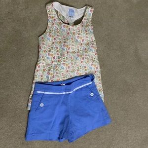 Beautiful Bella Bliss shirt and shorts. Size 10